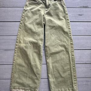 Forever 21 green wide leg